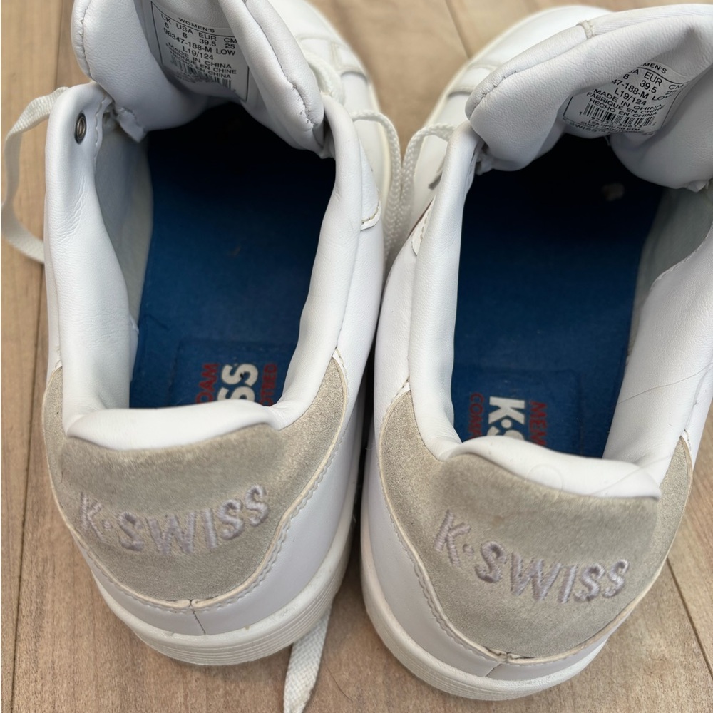 K-Swiss White Sneakers - Picture 4 of 9